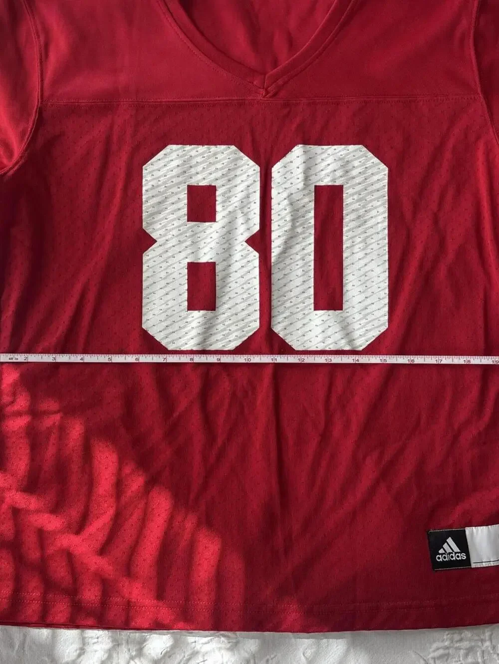 Adidas Nebraska Cornhuskers red football jersey Size youth XL